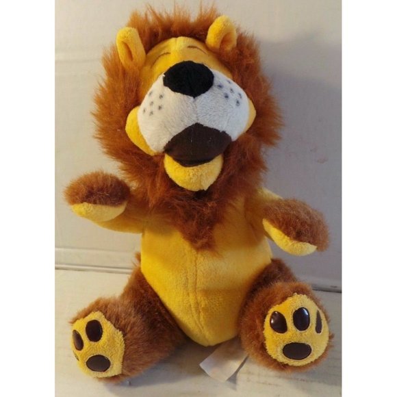 - 2 plush stuffed LIONS Lionel T. Lion 9" & NWT - Picture 2 of 9